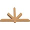 Ekena Millwork Kennewick Timber Gable Bracket, Western Red Cedar, 48"W x 32"H x 3 1/2"D x 3 1/2"F, 16/12 Pitch GBW048X32X0404KEN00SWR - alternate 5